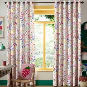 Wee Blue Bell Secret Garden Made To Measure Curtains Rose