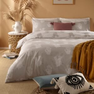 Furn Be Kind Abstract Duvet Cover Bedding Set Grey