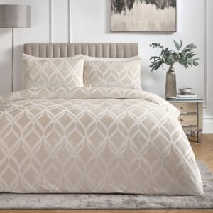 Soiree Belfort Velvet Duvet Cover Bedding Set Champagne