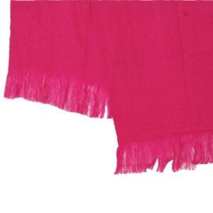 Woven Bed Scarf Fuchsia