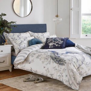 Laura Ashley Belvedere Duvet Cover Bedding Set Midnight