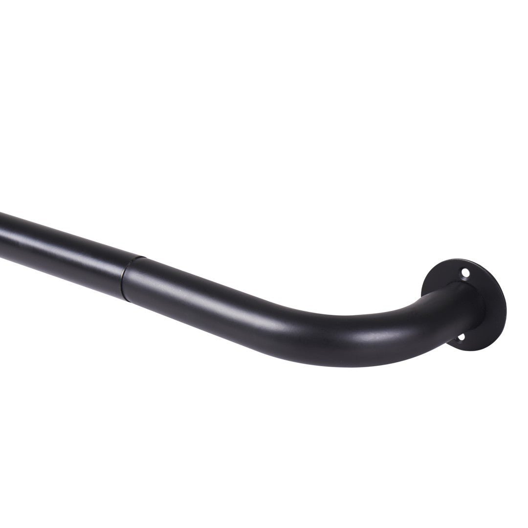 Extendable Room Darkening Blackout Curtain Pole Set - Image 2