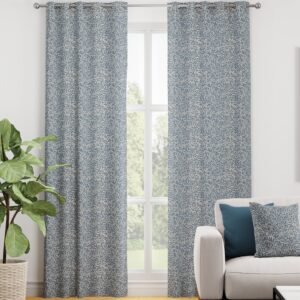 Heritage Salix Made to Measure Curtain Wedgewood Blue