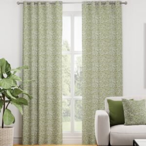 Heritage Salix Made to Measure Curtain Leaf Green