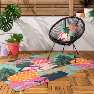 Coralina Outdoor Indoor Washable 120cm x 170cm Rug Multi