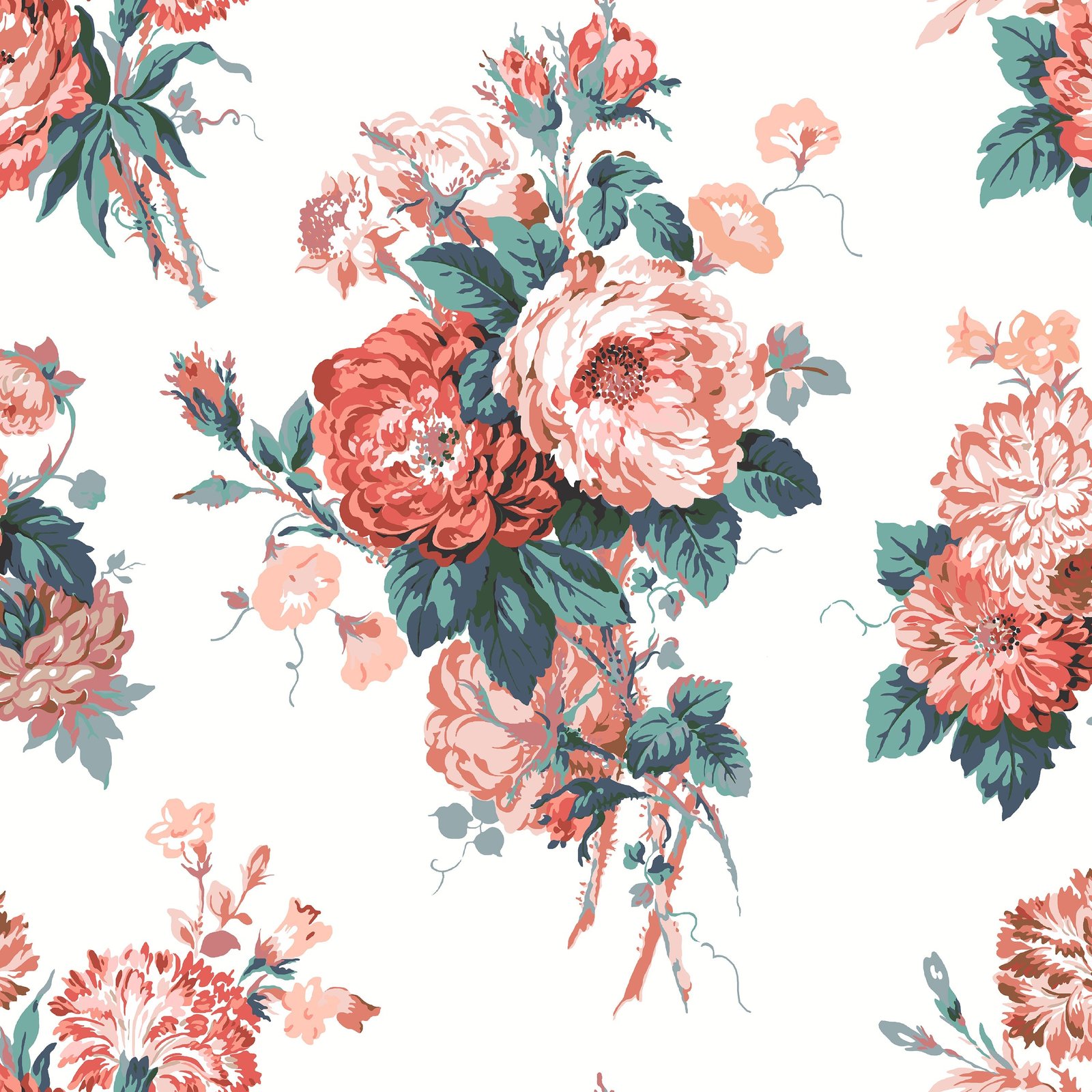 Laura Ashley Cecilia Translucent Made to Measure Roller Blind Red - Image 4