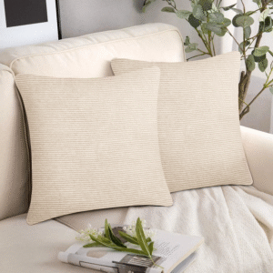 Velvet Cream Cushion Cover