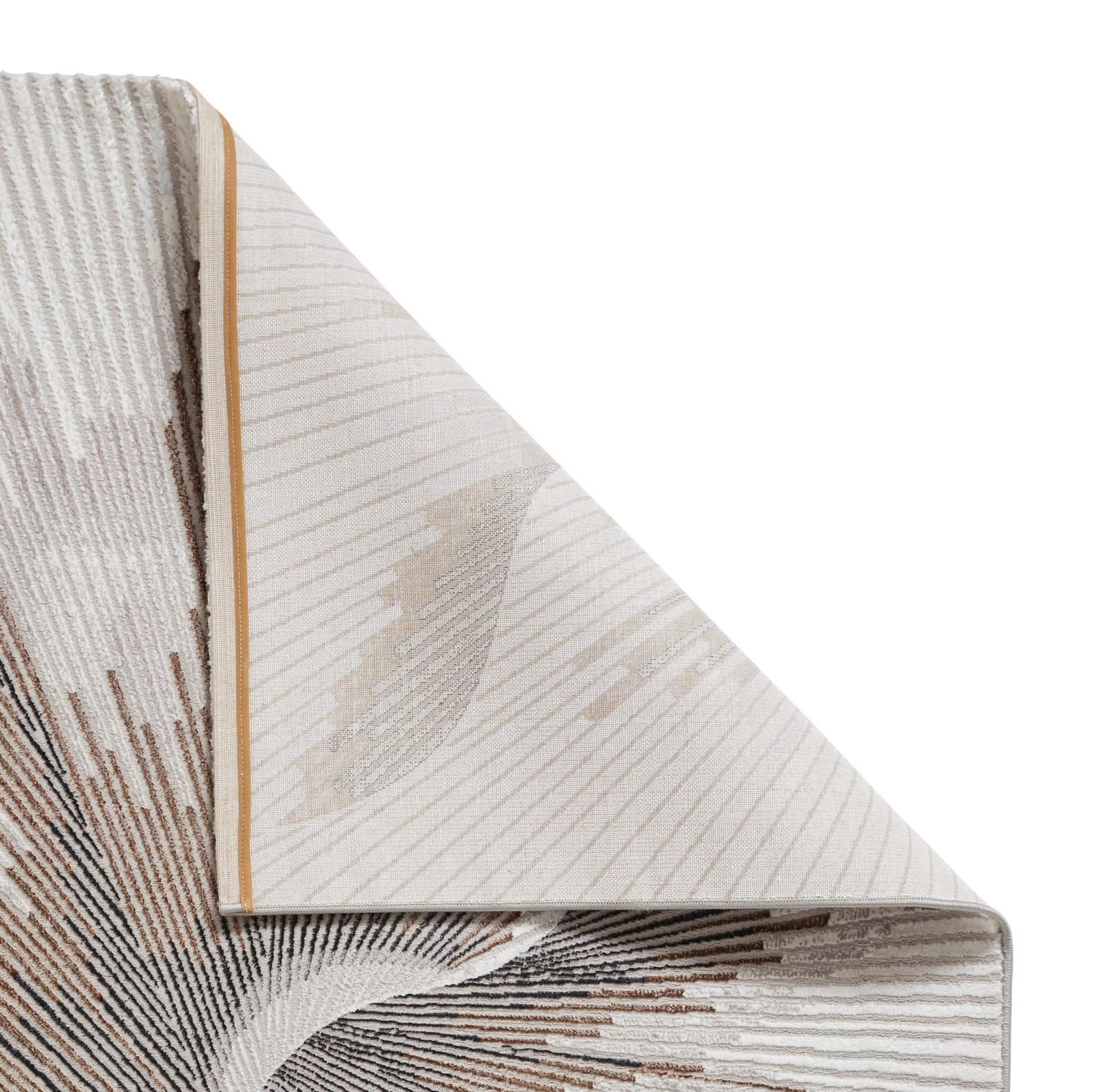 Creation 50156 Metallic Effect Yarn Rug Bronze beige - Image 3