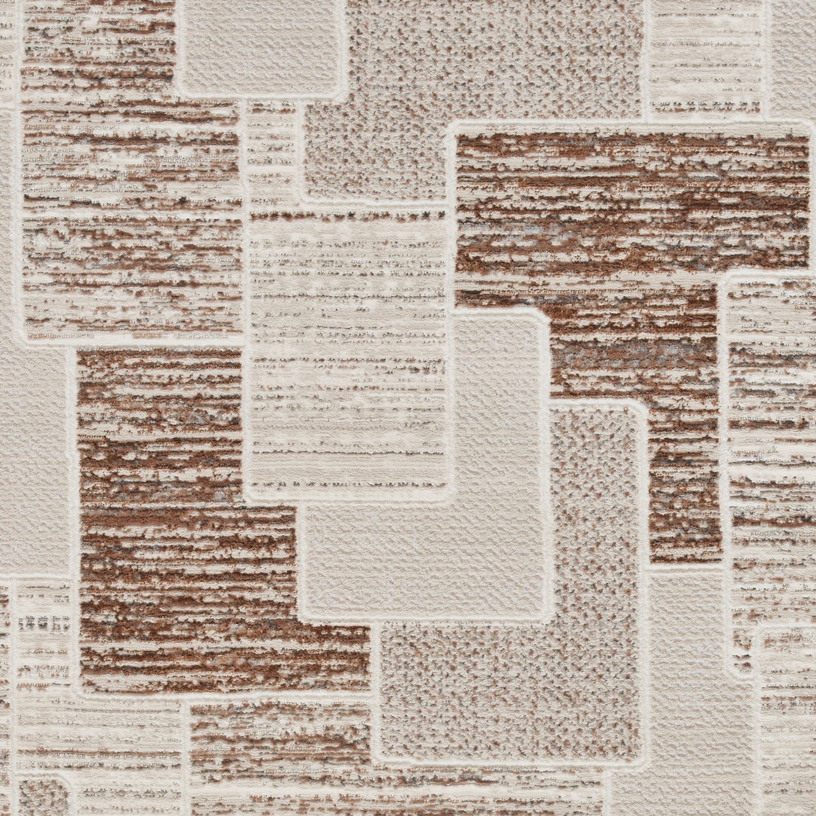 Creation 50178 Metallic Effect Yarn Rug Grey Beige - Image 7