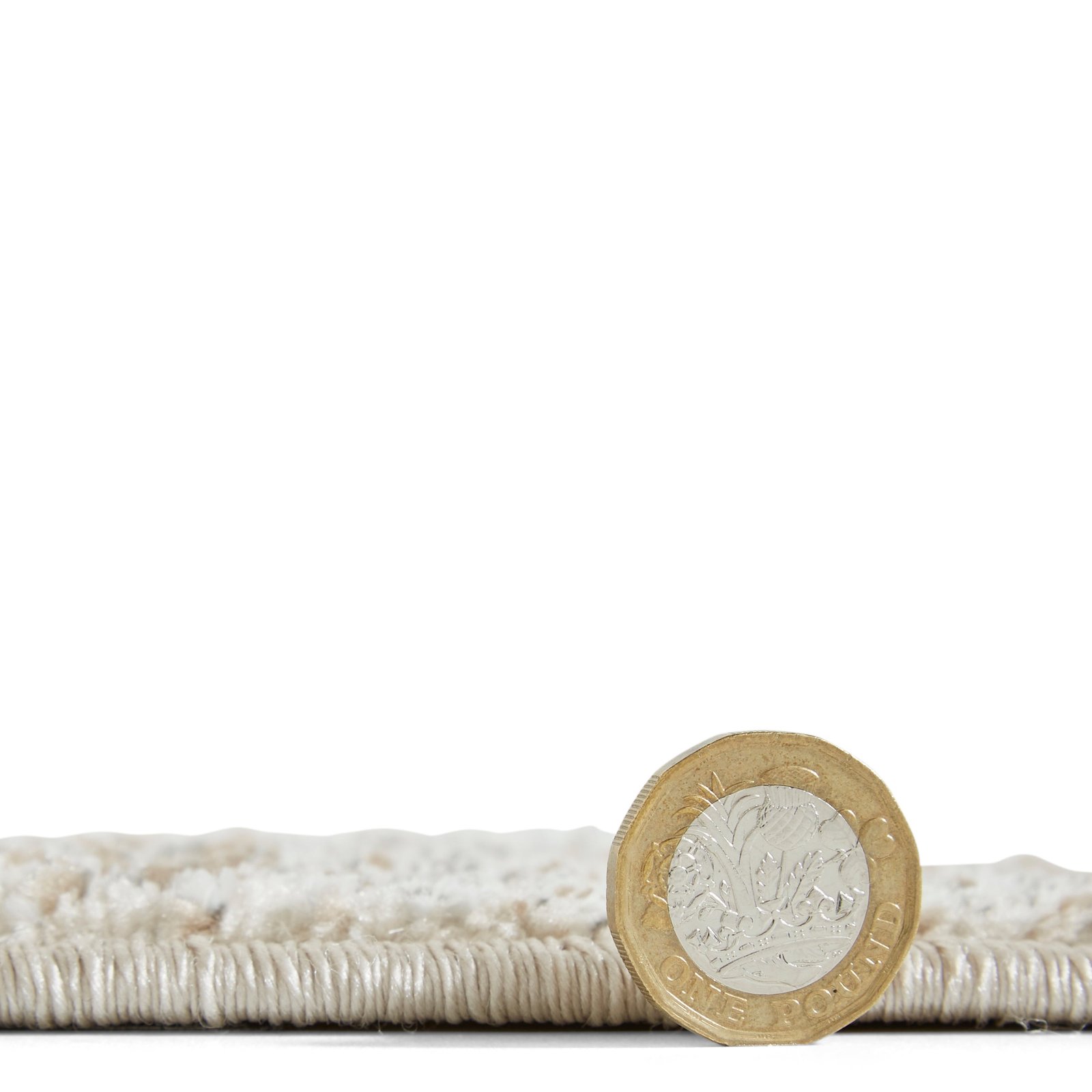 Creation 50178 Metallic Effect Yarn Rug Grey Beige - Image 6