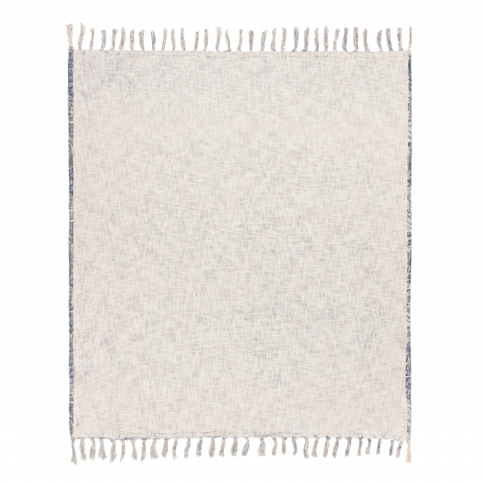 Durelle Cotton 130cm x 70cm Throw Delph Blue - Image 3