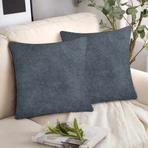 Velvet Outdoor Cushion Covers Grey