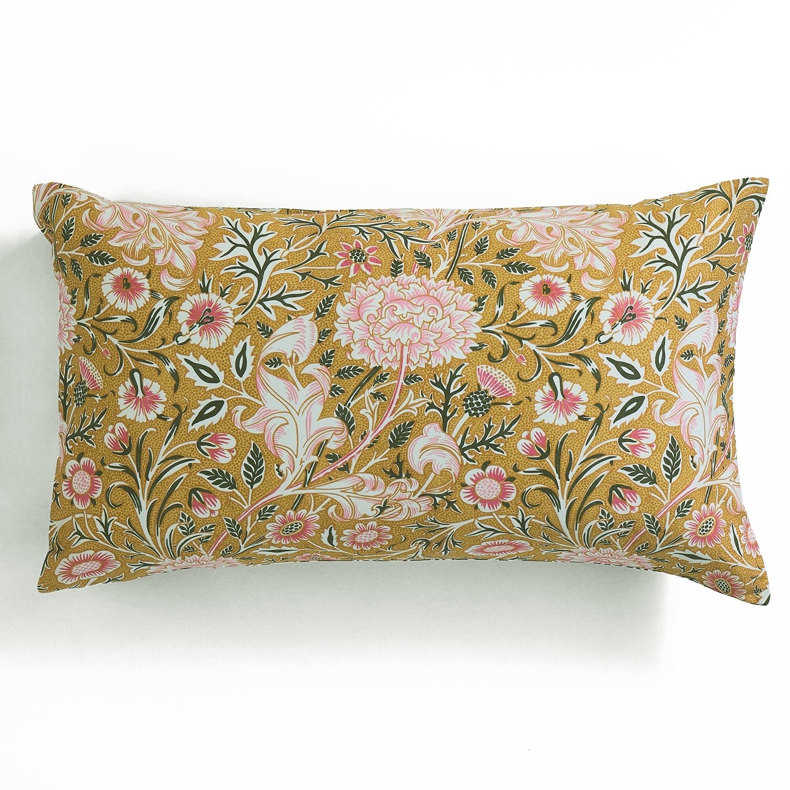 William Morris At Home Double Bough Duvet Cover Bedding Set Gold - Image 6