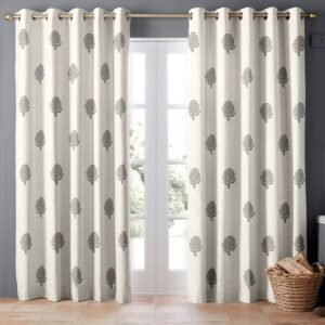 Emily Bond Globe Made to Measure Curtain Pebble