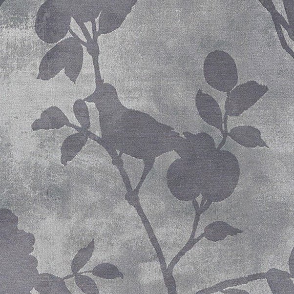 Laura Ashley Eglantine Silhoutte Woven Made to Measure Curtain Dove - Image 4