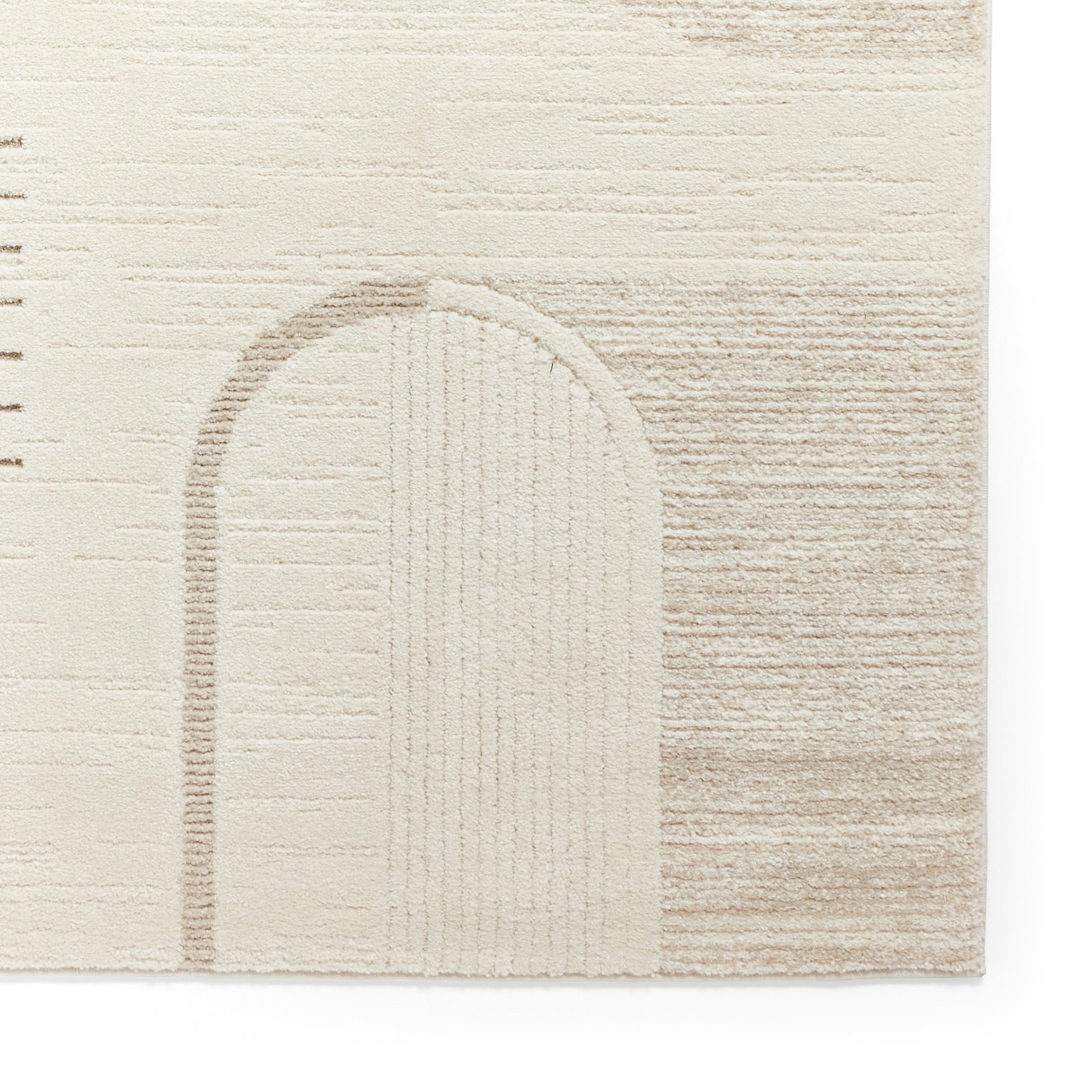 Elio 2310 Multi Textured Pile Rug Beige - Image 8