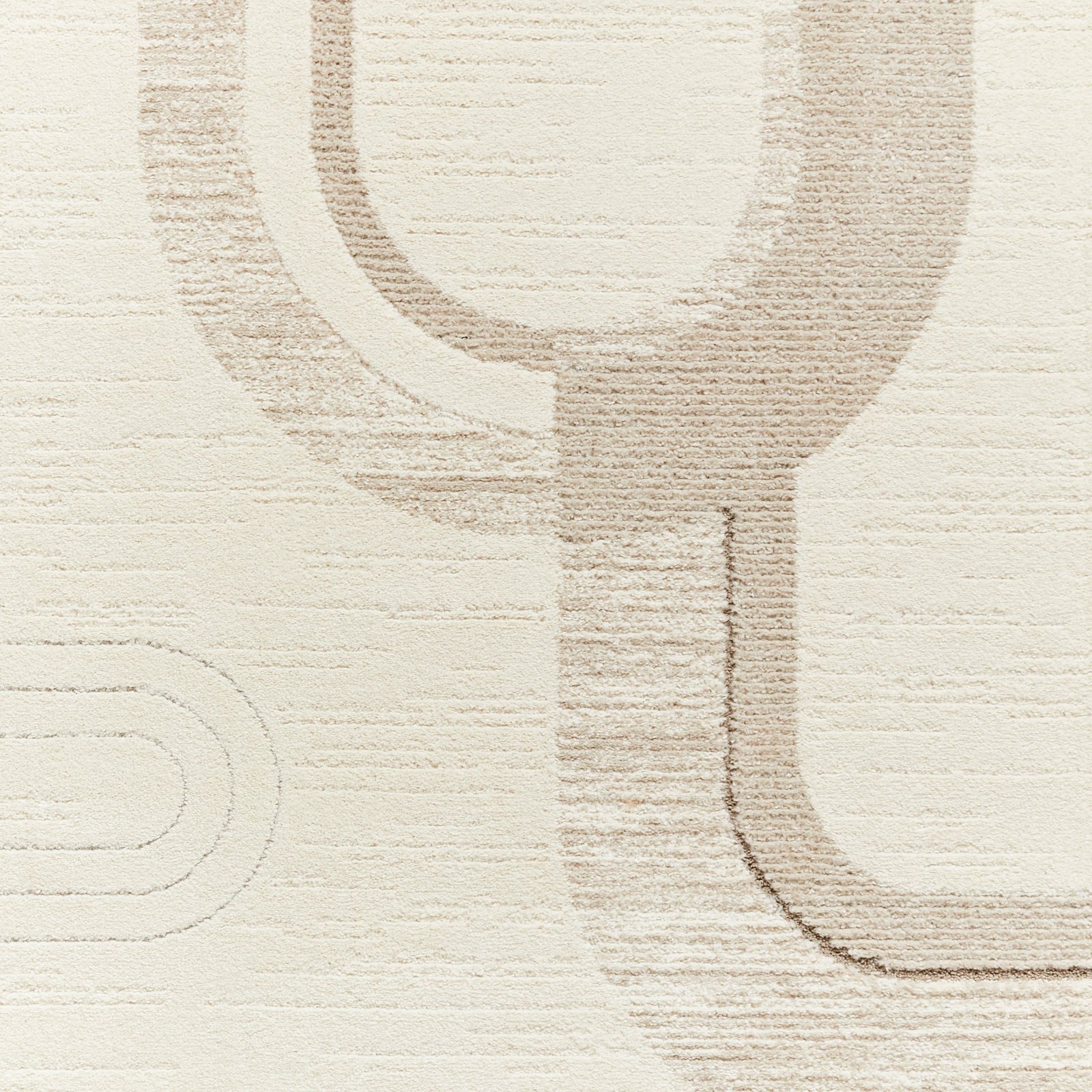 Elio 2310 Multi Textured Pile Rug Beige - Image 6