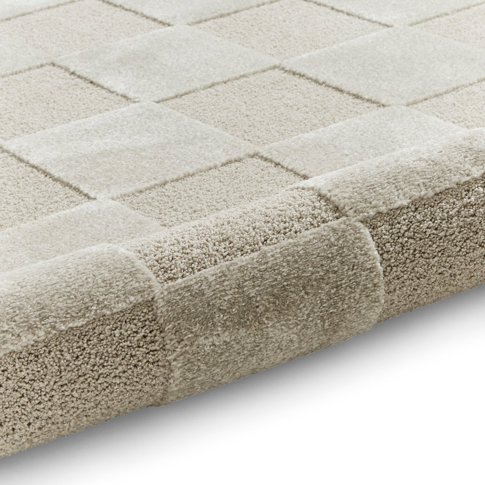 Elio 69924 Multi Textured Pile Rug Silver - Image 4