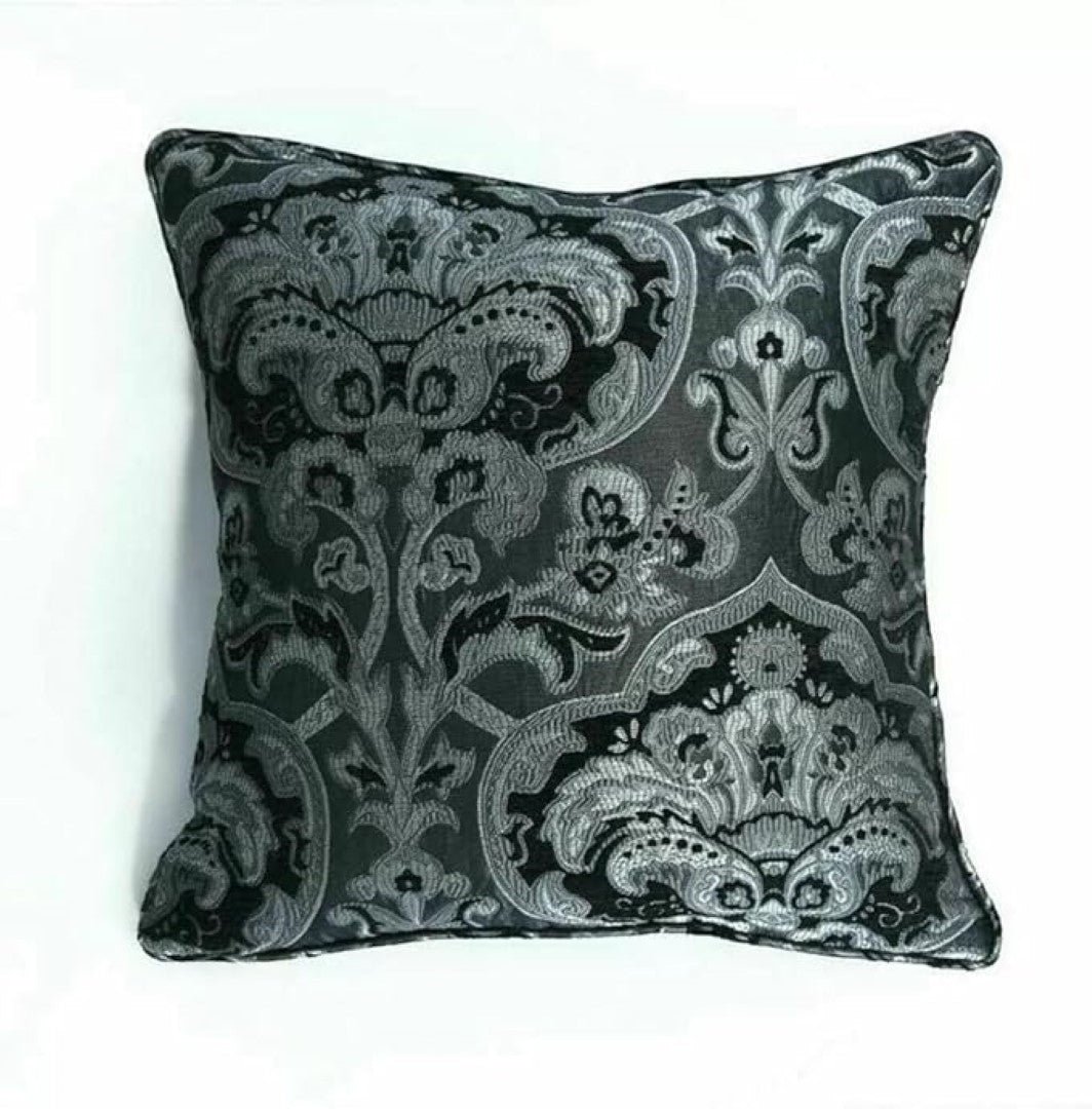 Floral Jacquard Square Sofa Cushion Cover for Bedroom - Image 7