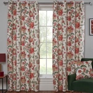 Sundour Linden Ready Made Eyelet Curtains Multi