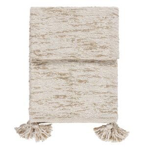 Heath Cotton Tasselled Throw 130cm x 180cm Natural