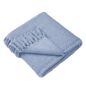 Hayden 130cm x 180cm Throw Blue