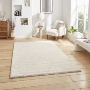 Ideal Shaggy 80260 Berber Rug Cream
