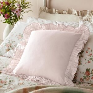 Laura Ashley Idina 45cm x 45cm Filled Cushion Blush Pink