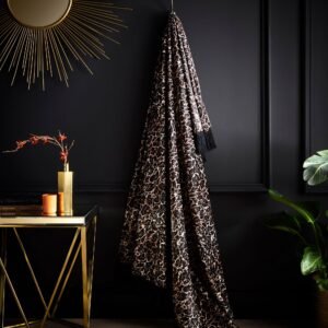 Laurence Llewelyn-Bowen Josephine Velvet 130cmx180cm Throw Gold