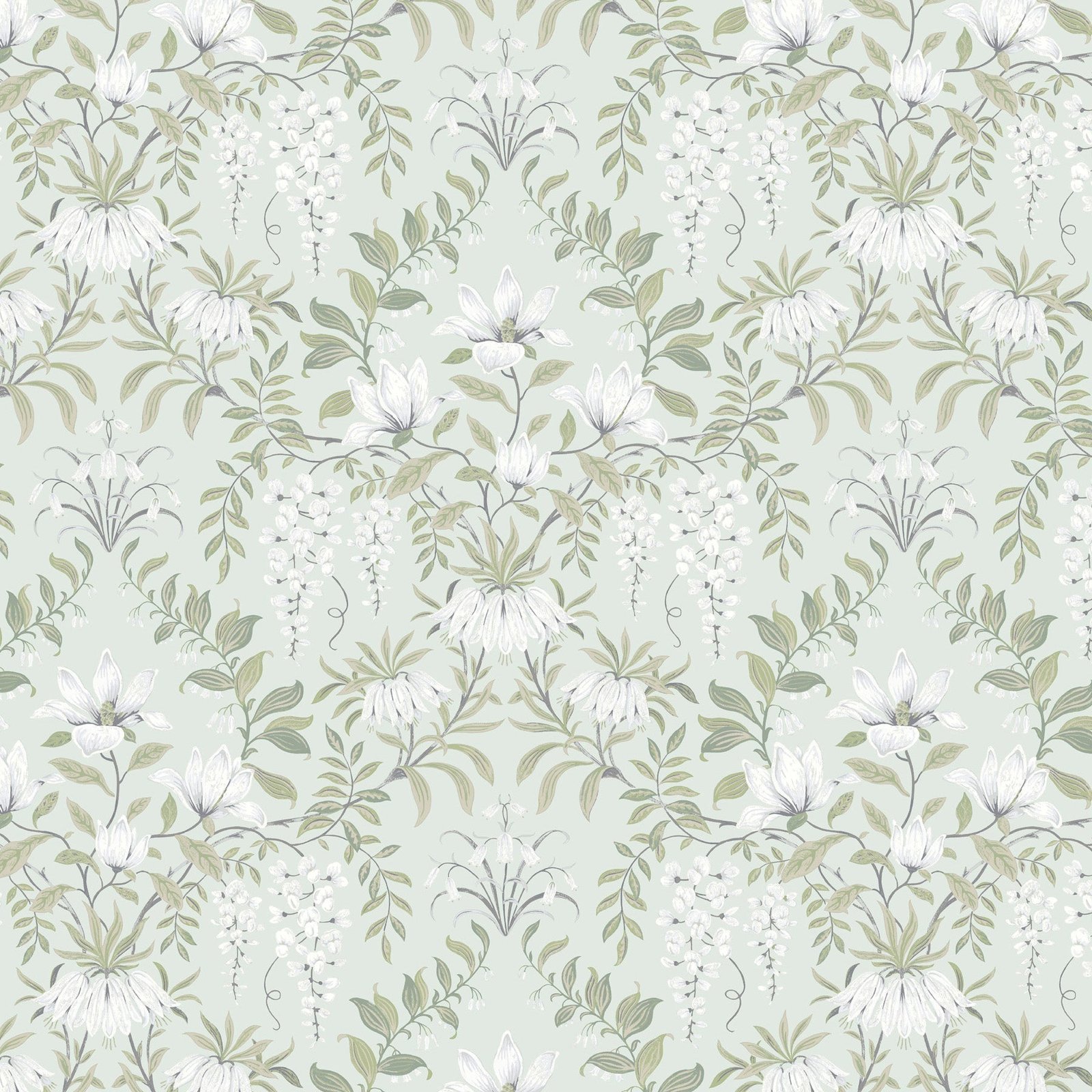 Laura Ashley Parterre Translucent Made To Measure Roller Blind Sage - Image 4