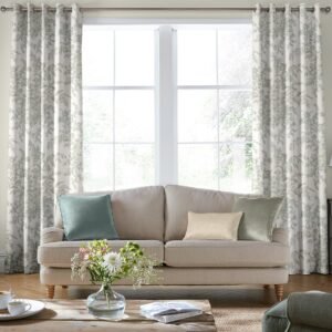 Laura Ashley Picardie Made to Measure Curtain Fennel