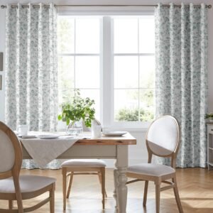 Laura Ashley Aria Made to Measure Curtain Eucalyptus