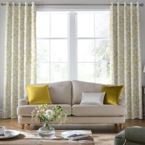 Laura Ashley Aria Made to Measure Curtain Ochre