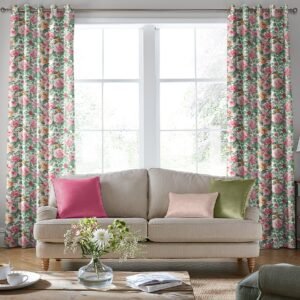 Laura Ashley Aveline Made to Measure Curtain Rose