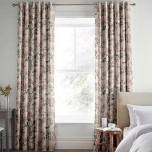 Laura Ashley Eglantine Made to Measure Curtain Blush