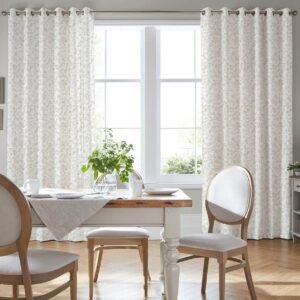 Laura Ashley Aria Made To Measure Curtains Dove Grey