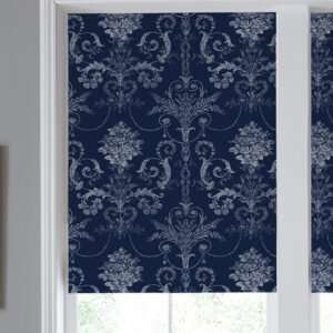 Laura Ashley Josette Made to Measure Blackout Roller Blind Midnight