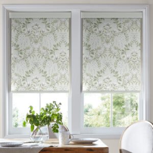 Laura Ashley Parterre Blackout Made To Measure Roller Blind Sage