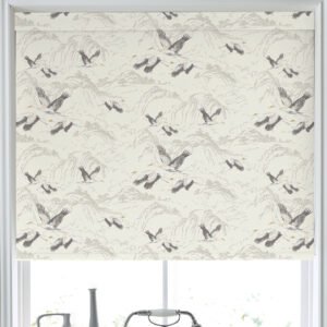 Laura Ashley Animalia Translucent Made to Measure Roller Blind Silver