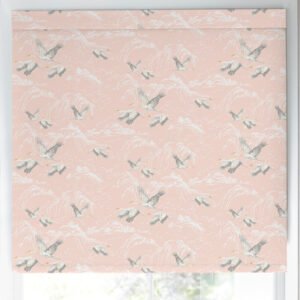 Laura Ashley Animalia Made to Measure Blackout Roller Blind Blush