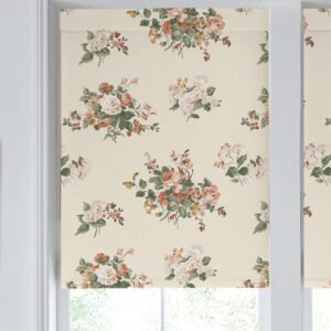 Laura Ashley Rosemore Made to Measure Blackout Roller Blind Natural