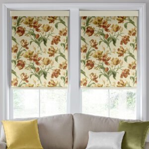 Laura Ashley Gosford Translucent Made To Measure Roller Blind Gold