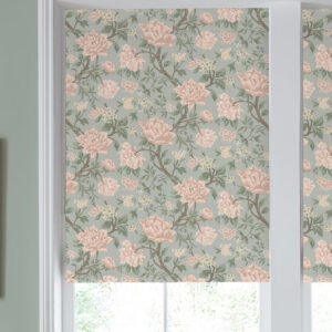 Laura Ashley Tapestry Floral Made to Measure Blackout Roller Blind Blush