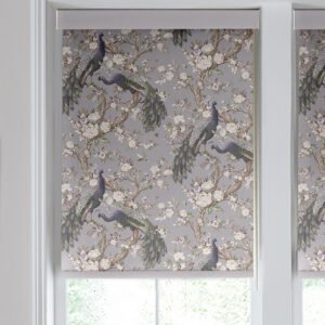 Laura Ashley Belvedere Made to Measure Blackout Roller Blind Pale Iris