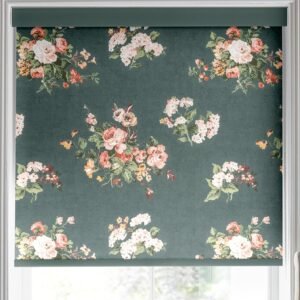 Laura Ashley Rosemore Translucent Made to Measure Roller Blind Fern