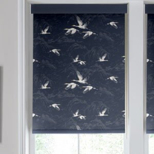 Laura Ashley Animalia Translucent Made to Measure Roller Blind Midnight