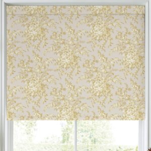 Laura Ashley Picardie Made to Measure Blackout Roller Blind Gold