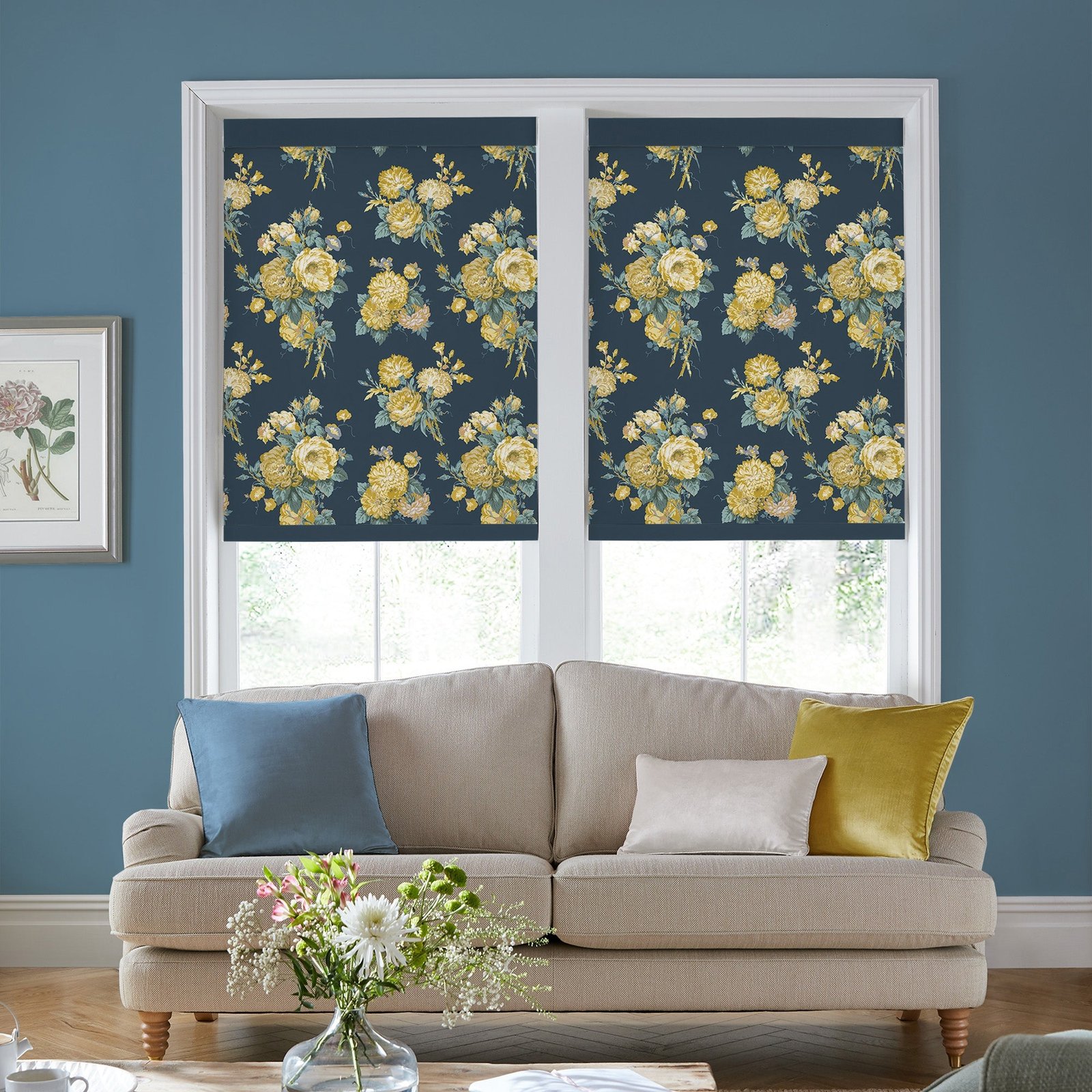 Laura Ashley Cecilia Made to Measure Blackout Roller Blind Buttercup - Image 3