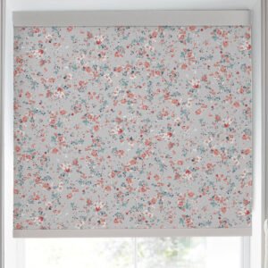 Laura Ashley Blossoms Translucent Made to Measure Roller Blind Coral