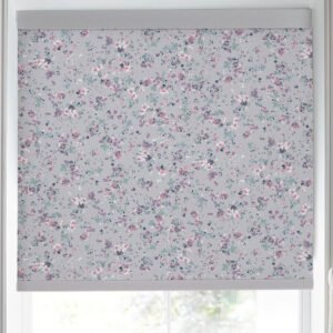 Laura Ashley Blossoms Made to Measure Blackout Roller Blind Lavender